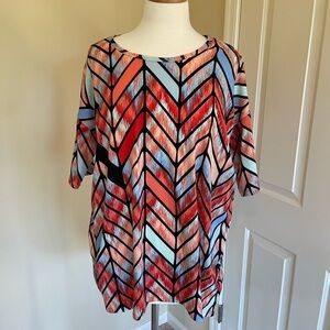 NWOT! LuLaRoe multi color Irma tunic Sz XS